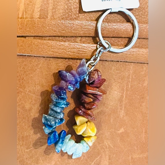 Chakra keychain with stone chips - Picture 5 of 6